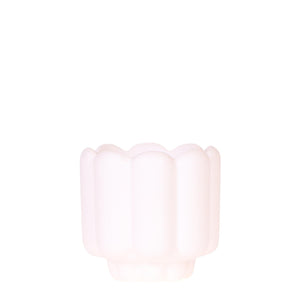 Everspring retro sierpot wit met uniek golvend design voor stijlvolle interieurdecoratie