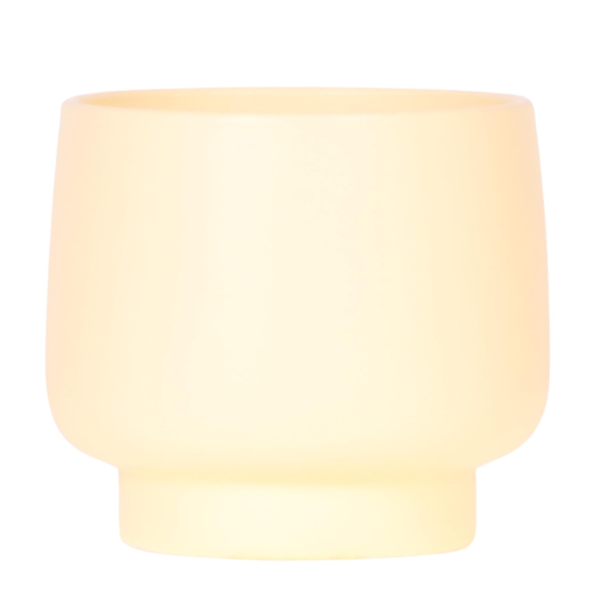 Everspring gele sierpot kopen met modern rond design voor binnen en buiten