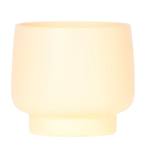 Everspring gele sierpot kopen met modern rond design voor binnen en buiten