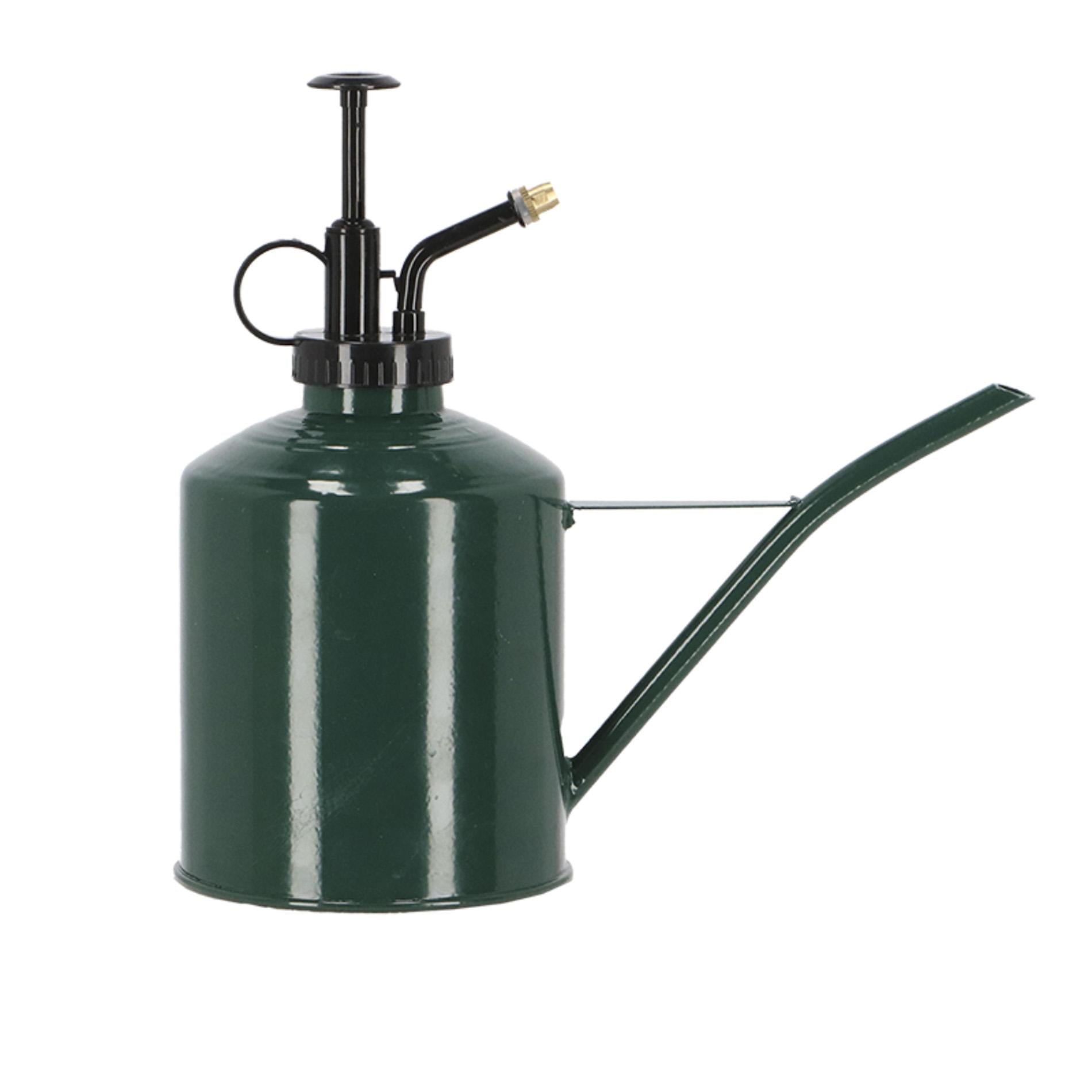 Everspring groene metalen plantenspuit met lange tuit voor nauwkeurig plantverzorging