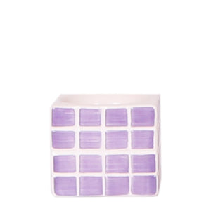 Everspring lila sierpot vierkant met patroon van paarse tegels ideaal lila sierpot kopen