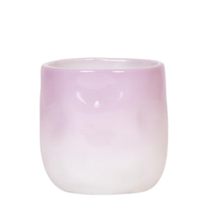 Everspring keramische pot met roze en witte kleurverloop roze sierpot kopen