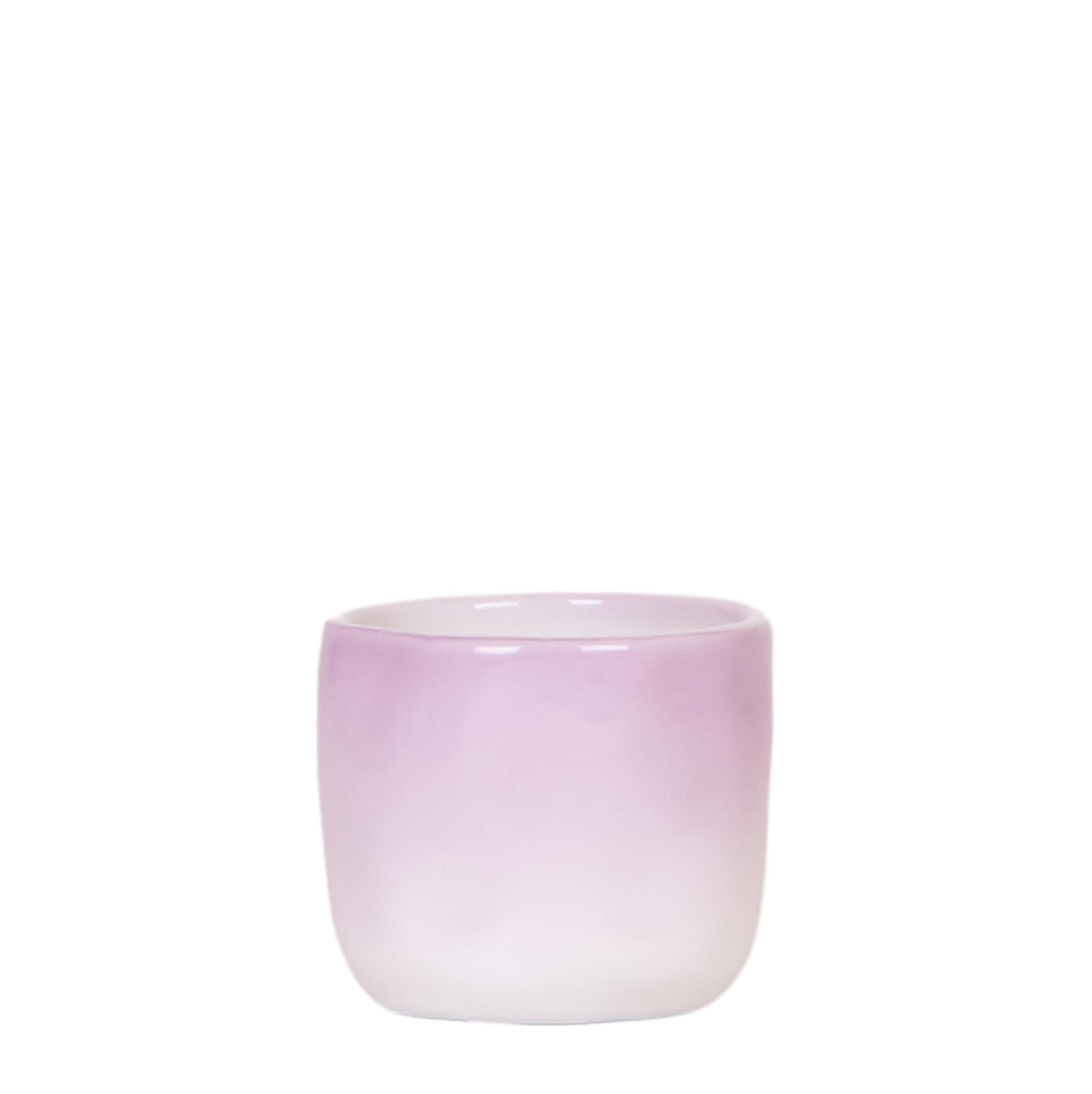 Everspring roze keramische pot met glanzende afwerking roze sierpot kopen