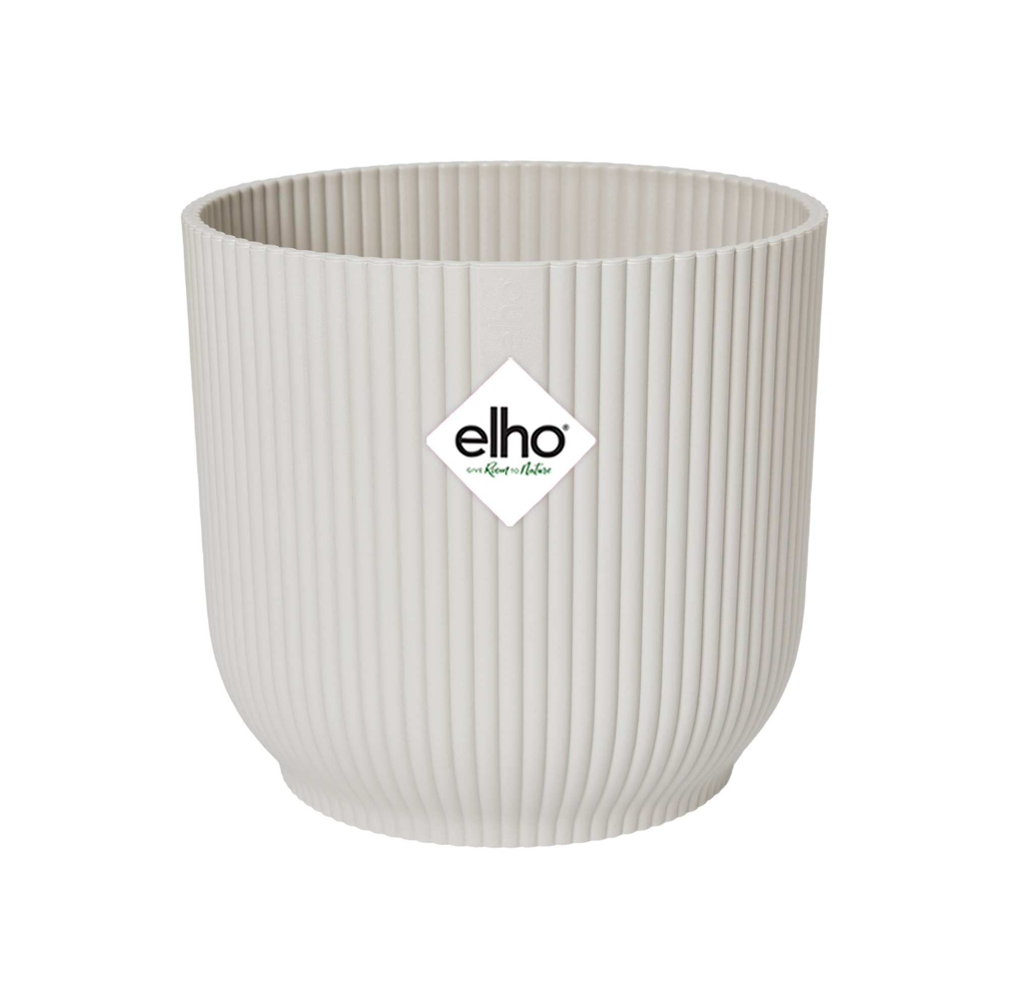 Vibes Fold Round sierpot - Wit - Ø18 cm