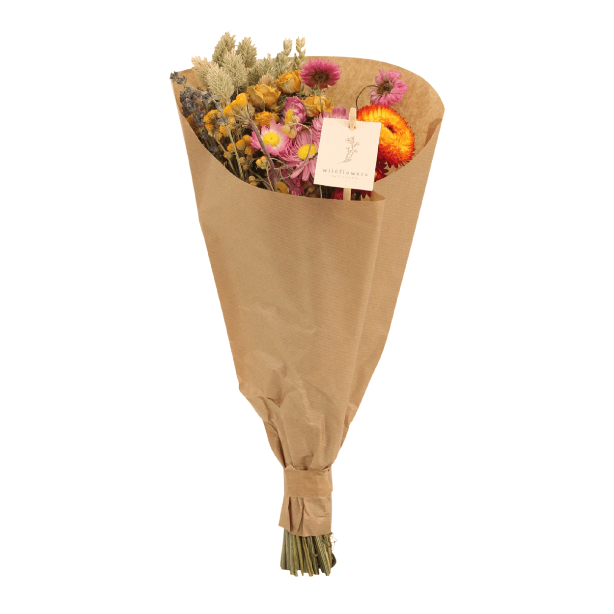 Droogbloemen Plukboeket  - Gemengd