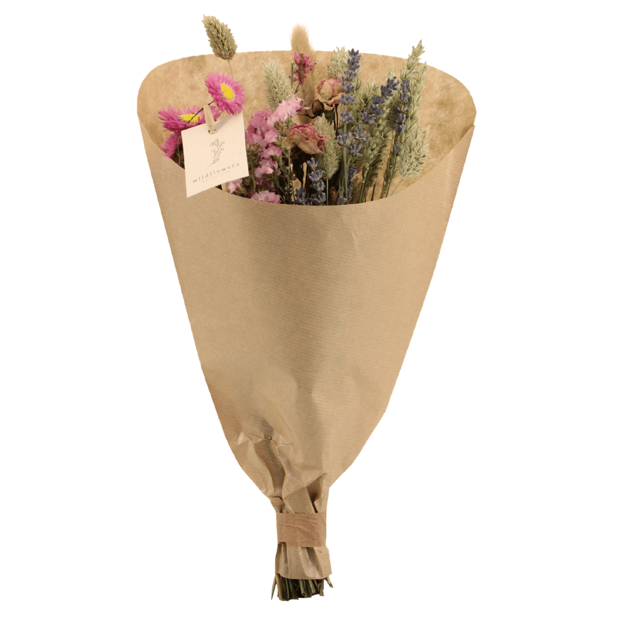 Droogbloemen Plukboeket - Roze