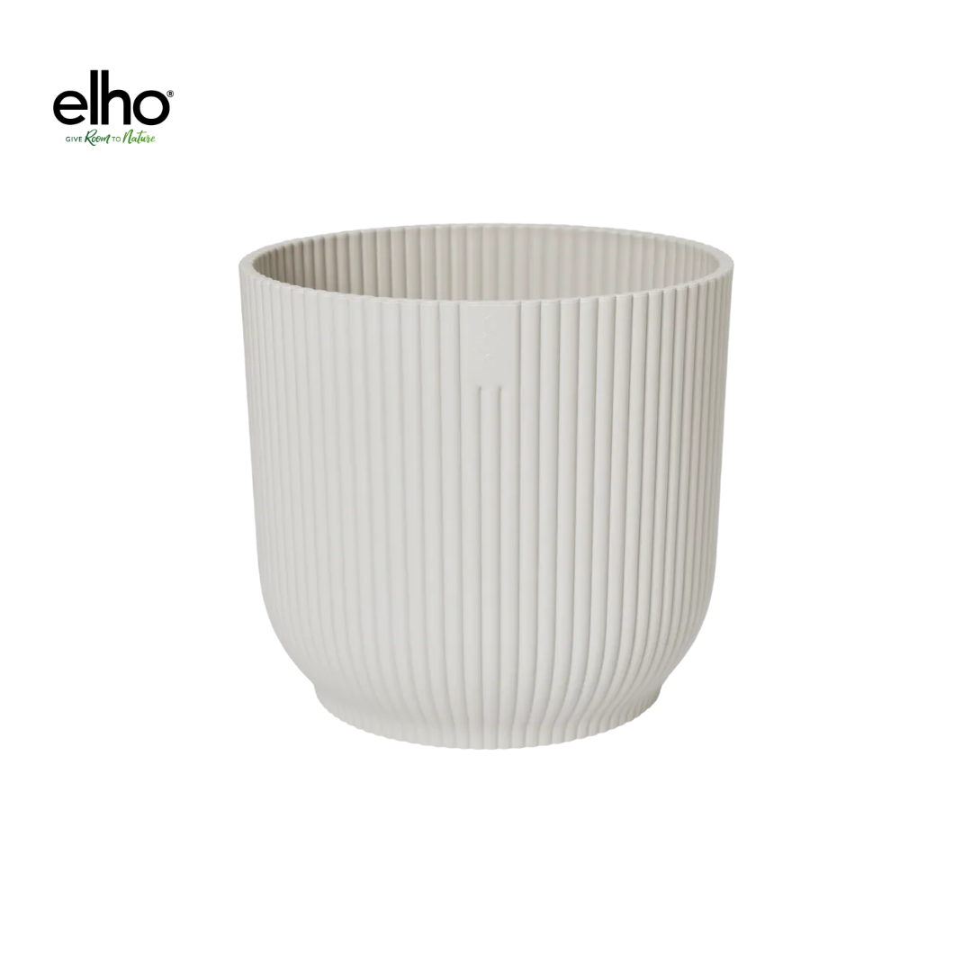 Vibes Fold Round sierpot - Wit - Ø18 cm