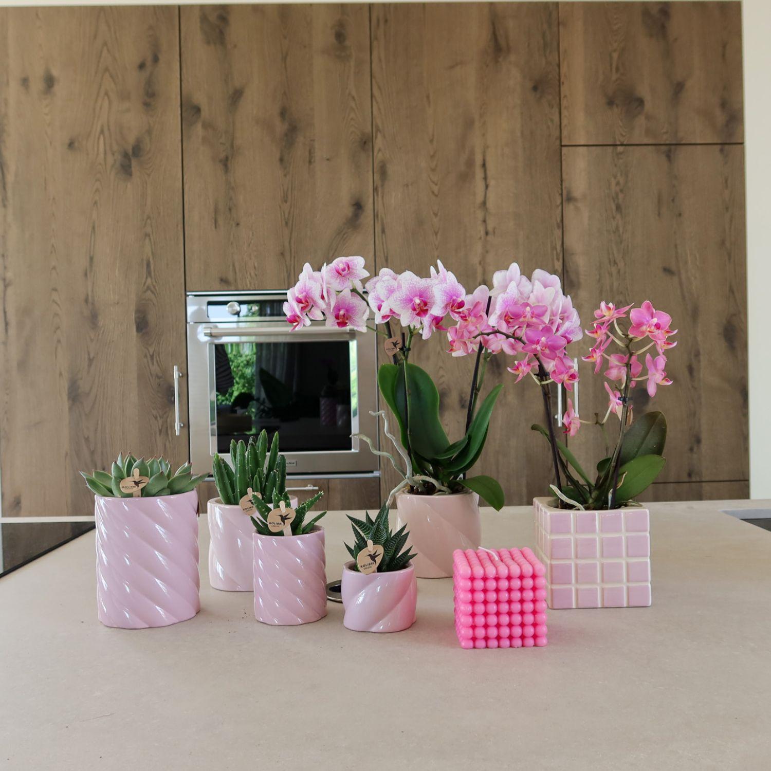 Candy sierpot hoog - Roze